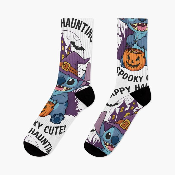 Item preview, Lilo & Stitch Happy Hauntings – Cute Stitch Witch Halloween Art designed and sold by KINGOFSTICKER.