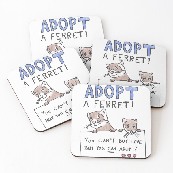 Item preview, Adopt a Ferret designed and sold by brendannewton.