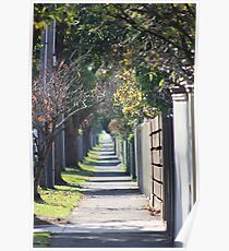 pathway to the burbs Poster