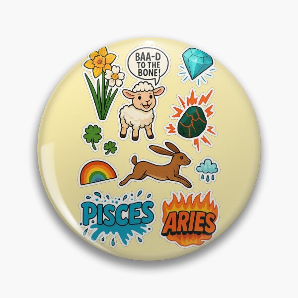 Item preview, March Mischievous Whimsical Comicbook style Stickers designed and sold by BrushAndBreathe.
