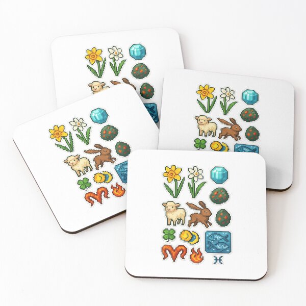 Item preview, Retro Pixel March Stickers designed and sold by BrushAndBreathe.