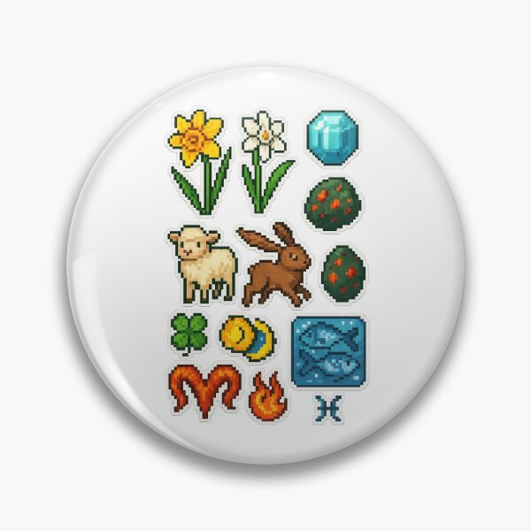 Item preview, Retro Pixel March Stickers designed and sold by BrushAndBreathe.