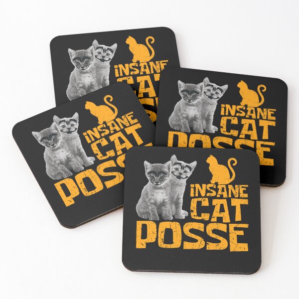 Item preview, Funny Cat Humor Insane Cat Posse designed and sold by itawizormanm.