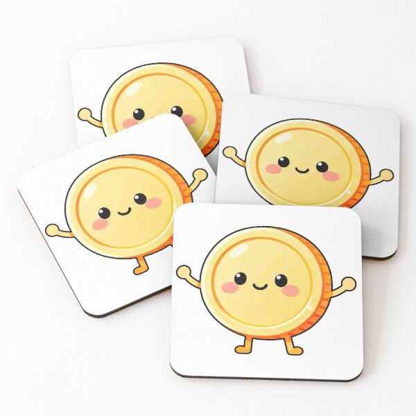 Item preview, Cute Coin Cartoon Sticker – Investor’s Pop Lab designed and sold by JaaGo PopLab.
