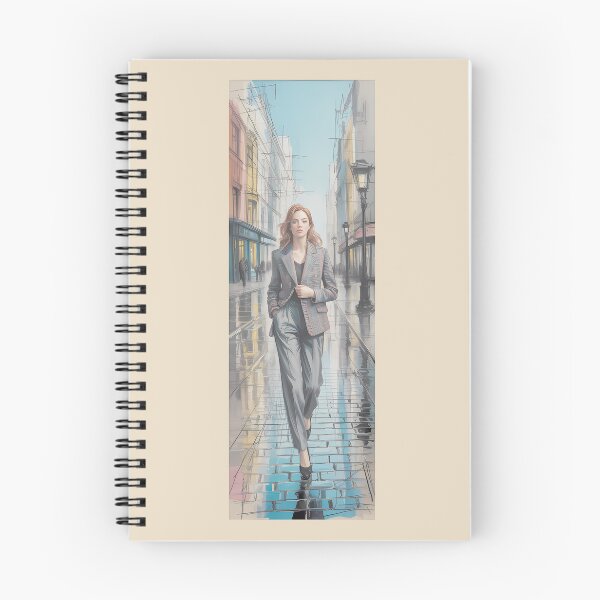 Item preview, Urban Elegance: Woman On Rainy Street Artwork By Merch, Limited Edition designed and sold by kraackforest.