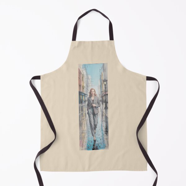 Item preview, Urban Elegance: Woman On Rainy Street Artwork By Merch, Limited Edition designed and sold by kraackforest.