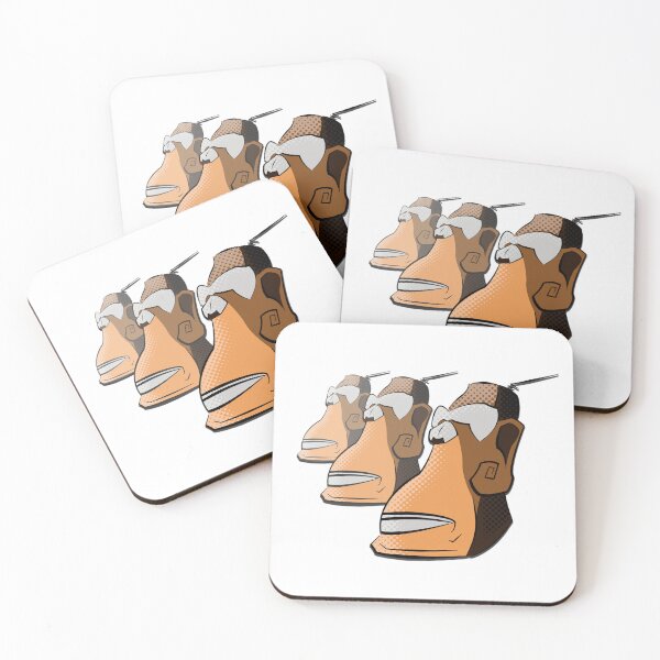 Item preview, Moai Madness – Pop Art Easter Island Heads designed and sold by JaaGo PopLab.