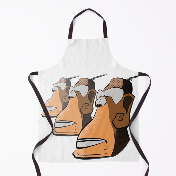 Item preview, Moai Madness – Pop Art Easter Island Heads designed and sold by JaaGo PopLab.