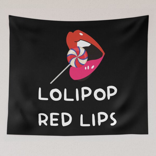 Item preview, lolipop red lips designed and sold by AydenWiegand.
