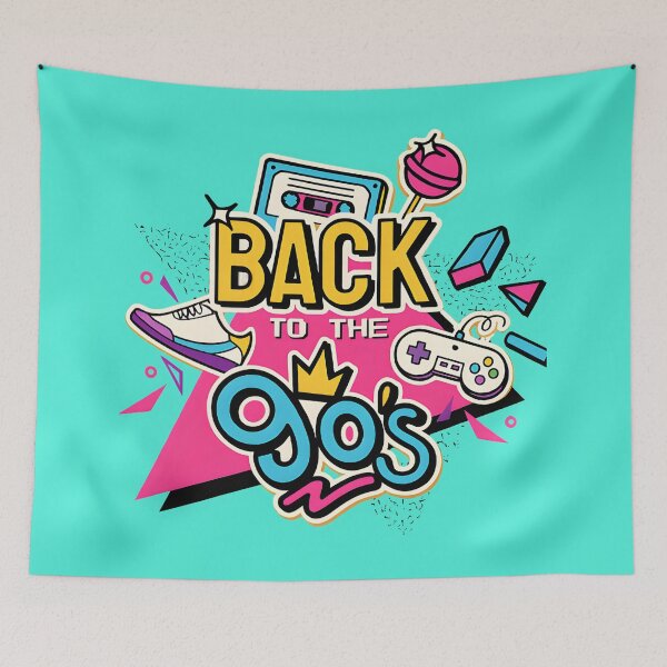 Item preview, Back To The 90's - Vibrant Nostalgic Celebration designed and sold by Vicky021.