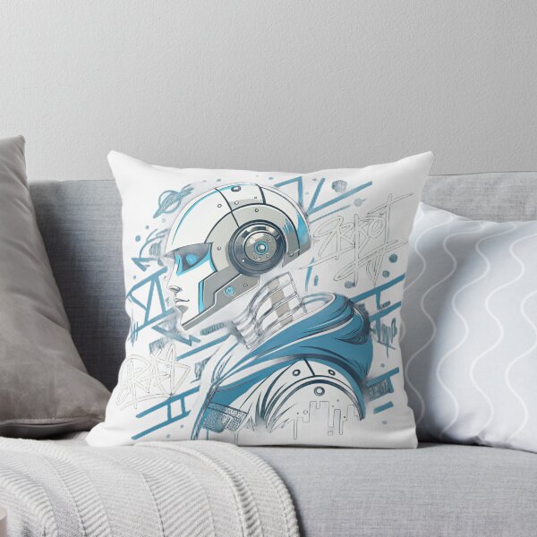 Item preview, Cyberpunk Android Head Graffiti - Street Tech designed and sold by lamabream.