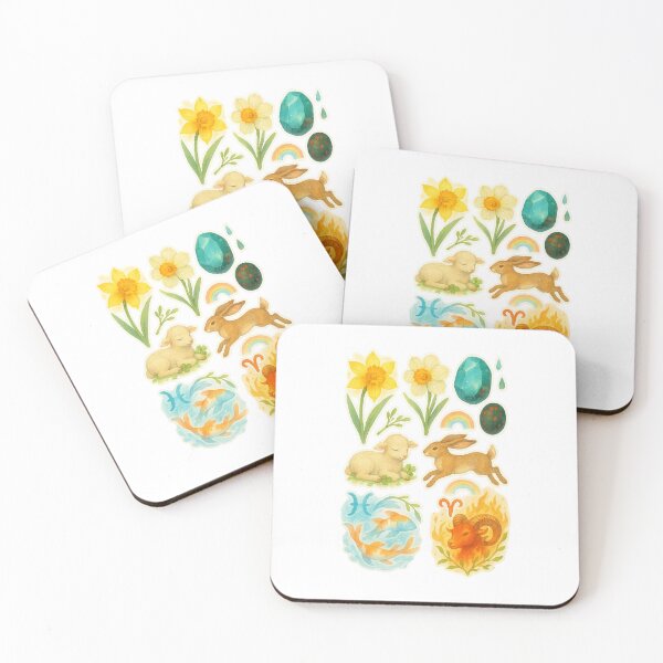 Item preview, Watercolour style March Stickers  designed and sold by BrushAndBreathe.