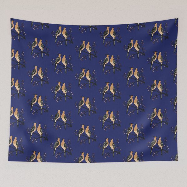 Item preview, Two Turtle Doves Cut-Out Stencil Retro Style 7 designed and sold by taiche.