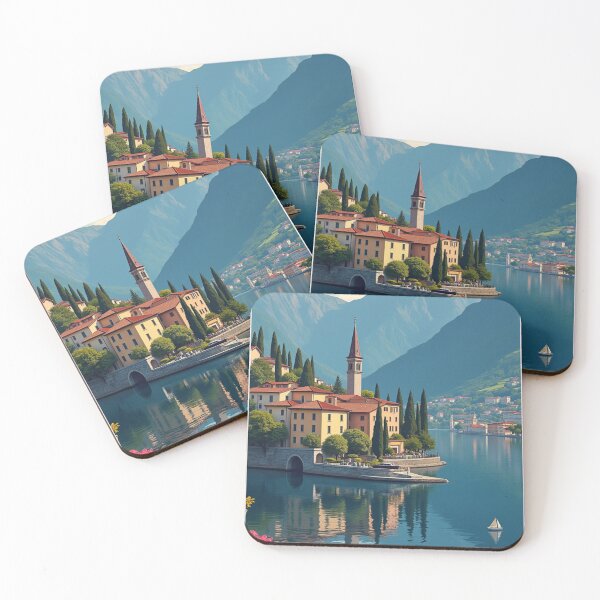Item preview, Lake Como Travel Poster, Perfect Gift for Travel Enthusiasts, Vintage Style Wall Art, Italy art for home decor, Lake Como print. Sticker designed and sold by Thegalleryshop1.