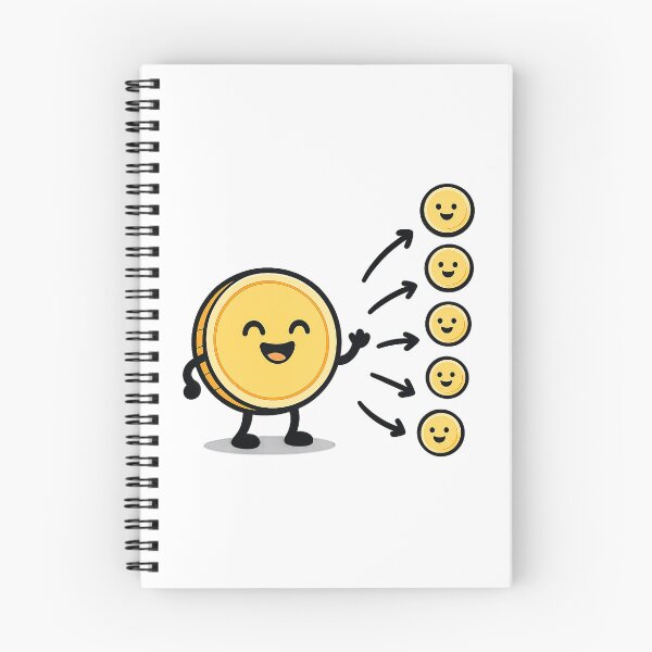 Item preview, Compound Interest Cartoon Sticker – Investor’s Pop Lab designed and sold by JaaGo PopLab.
