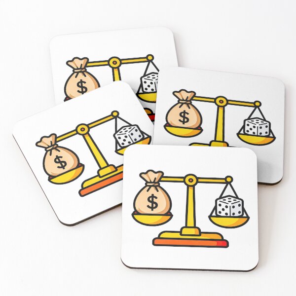Item preview, Risk vs Reward Cartoon Sticker – Investor’s Pop Lab designed and sold by JaaGo PopLab.