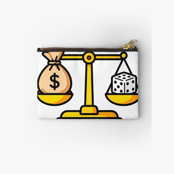 Item preview, Risk vs Reward Cartoon Sticker – Investor’s Pop Lab designed and sold by JaaGo PopLab.