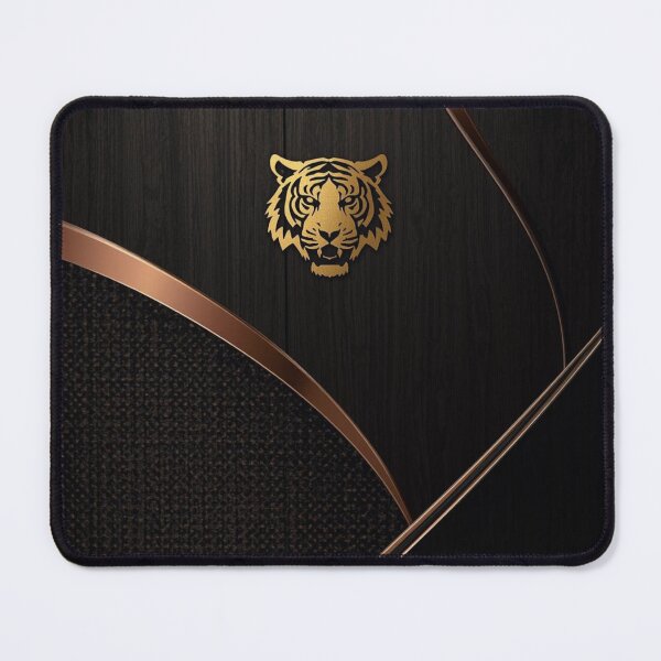 Item preview, Elegant Gold Tiger Emblem with Bronze Accents designed and sold by ArtsAmaze.