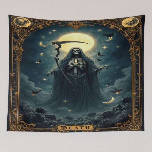 Item preview, Tarot surrealista de la Muerte – Arte gótico cósmico ocultista designed and sold by SEBRYS.