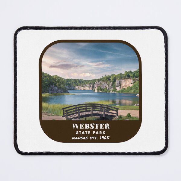 Item preview, Vintage Webster State Park (Kansas State Park) designed and sold by RabbitK.