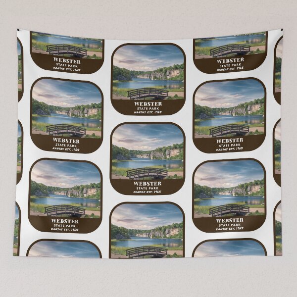 Item preview, Vintage Webster State Park (Kansas State Park) designed and sold by RabbitK.