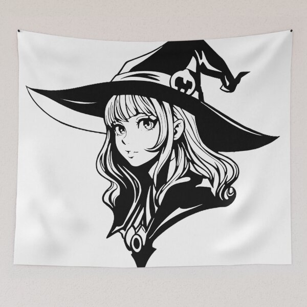 Item preview, ✨ Cute Anime Witch Girl T-Shirt – Magical Aesthetic Witchcore Outfit designed and sold by iPhoneGuy.