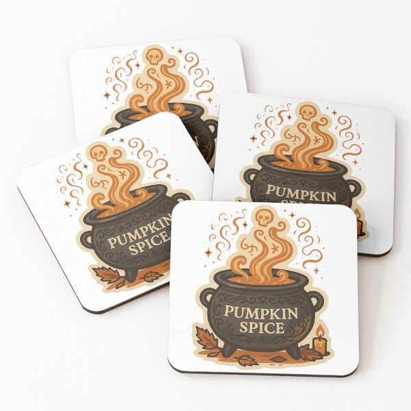 Item preview, Pumpkin Spice Witchy Cauldron Gothic Fall Sticker designed and sold by NitkiStudio.