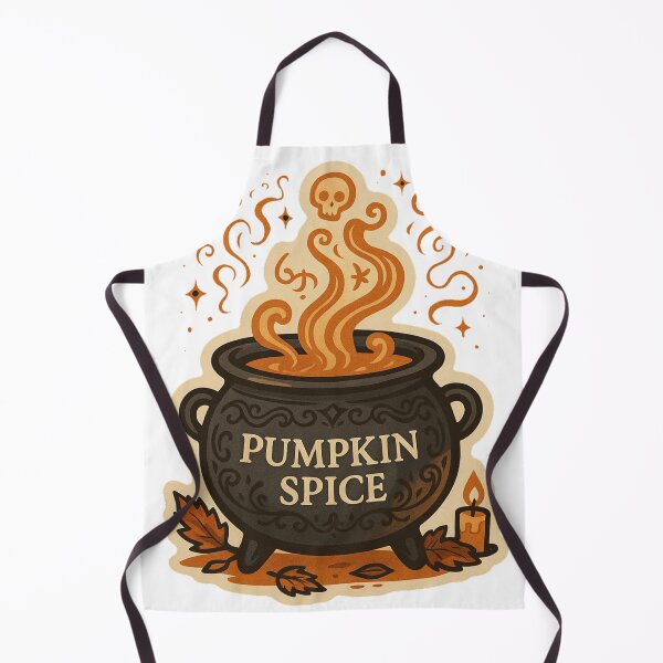 Item preview, Pumpkin Spice Witchy Cauldron Gothic Fall Sticker designed and sold by NitkiStudio.