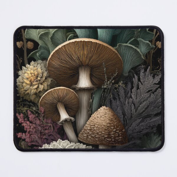 Item preview, Woodland Forest Botanical Mushrooms designed and sold by scicilysimonee.