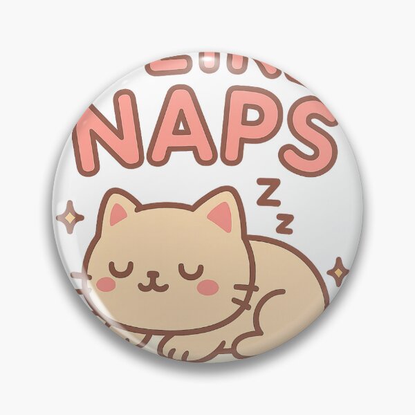 Item preview, Kawaii Cat Nap – Funny Cute Sleeping Cat Sticker designed and sold by LuminousStudios.