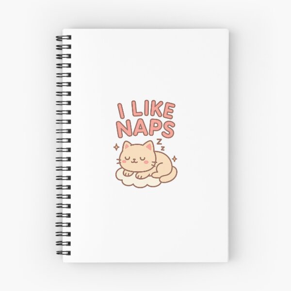 Item preview, Kawaii Cat Nap – Funny Cute Sleeping Cat Sticker designed and sold by LuminousStudios.