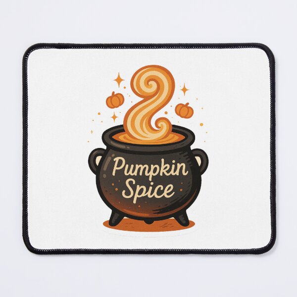 Item preview, Pumpkin Spice Latte Cauldron Fall Coffee Sticker designed and sold by NitkiStudio.