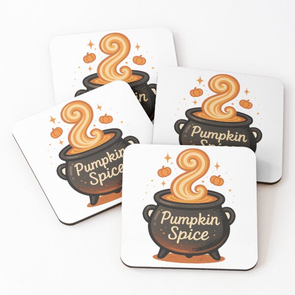Item preview, Pumpkin Spice Latte Cauldron Fall Coffee Sticker designed and sold by NitkiStudio.