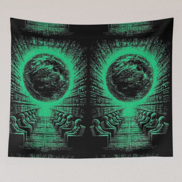Item preview, A secret meeting of aliens observing our green planet's fate. designed and sold by Piotrek0001.