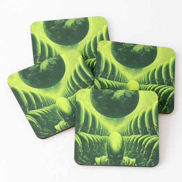 Item preview, An endless army of green aliens is staring at you. designed and sold by Piotrek0001.