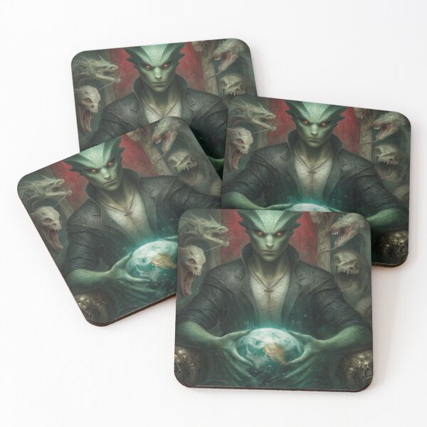 Item preview, A reptilian ruler in human clothes controls our Earth's destiny. designed and sold by Piotrek0001.