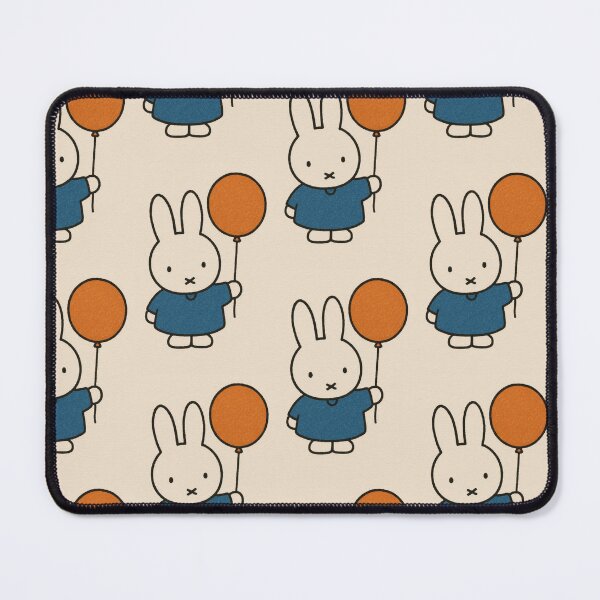 Item preview, Miffy holding a Yellow balloon designed and sold by Cozy Moss Studio.