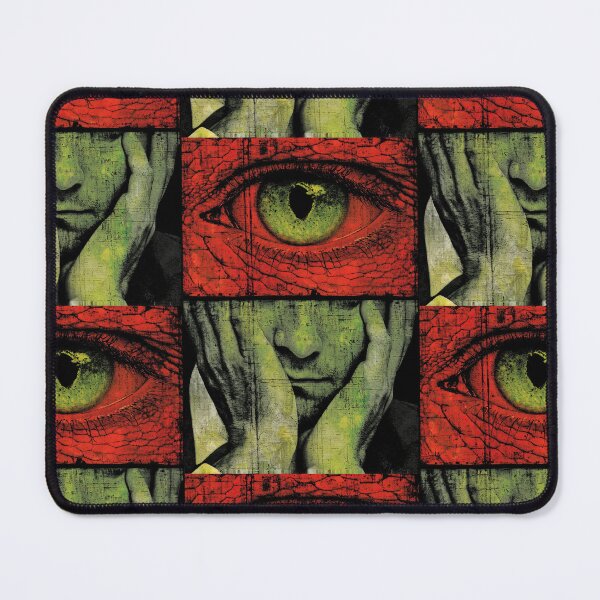 Item preview, A man in distress under a great reptilian eye designed and sold by Piotrek0001.