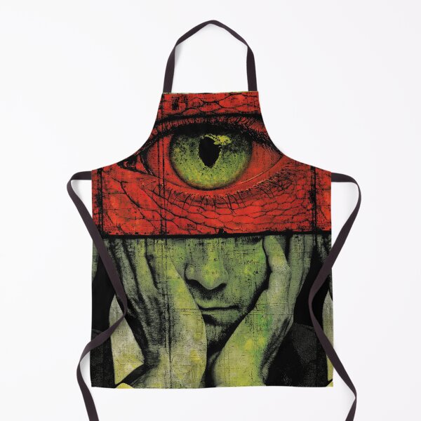 Item preview, A man in distress under a great reptilian eye designed and sold by Piotrek0001.