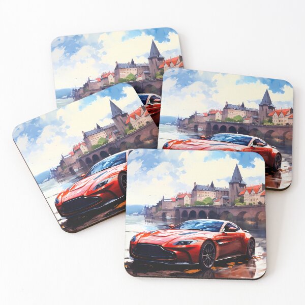 Item preview, Autumn Leaves And Fast Car Meet On Old City Bridge designed and sold by RevUpDesign.