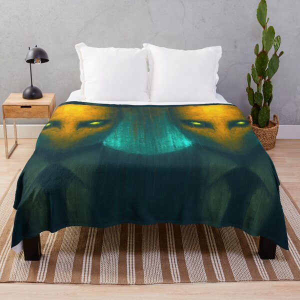 Item preview, Alien in a suit with glowing eyes on rainy background. designed and sold by Piotrek0001.