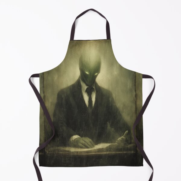 Item preview, An old, worn portrait of an elegant alien in suit. designed and sold by Piotrek0001.