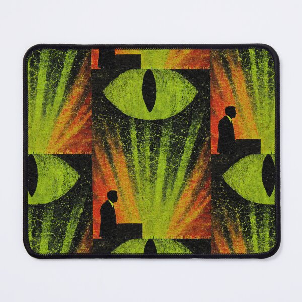 Item preview, A man in a suit bathed in reptile's eye light. designed and sold by Piotrek0001.