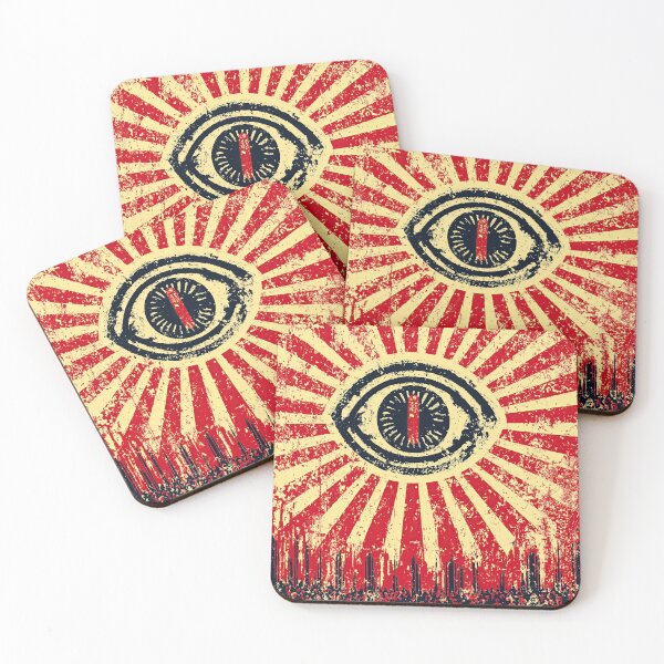 Item preview, Propaganda poster with an eye watching the crowd in retro. designed and sold by Piotrek0001.