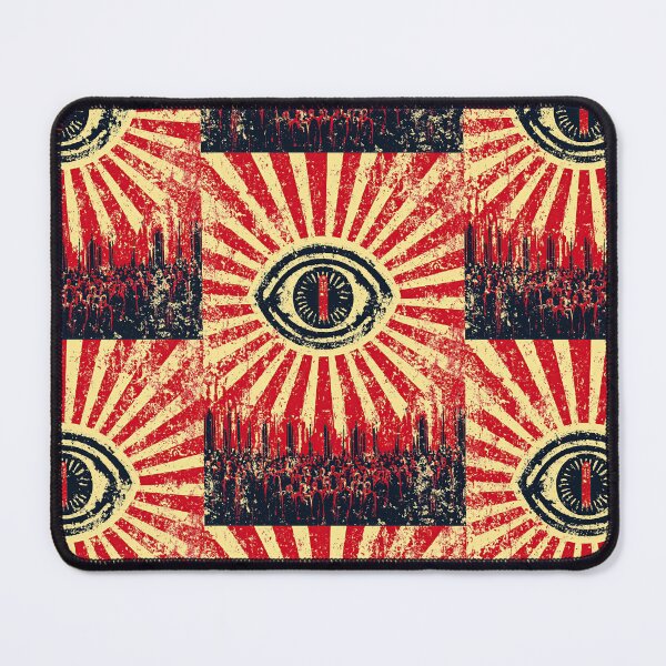 Item preview, Propaganda poster with an eye watching the crowd in retro. designed and sold by Piotrek0001.