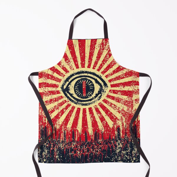Item preview, Propaganda poster with an eye watching the crowd in retro. designed and sold by Piotrek0001.