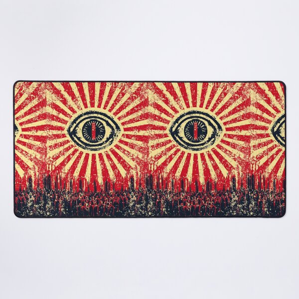 Item preview, Propaganda poster with an eye watching the crowd in retro. designed and sold by Piotrek0001.