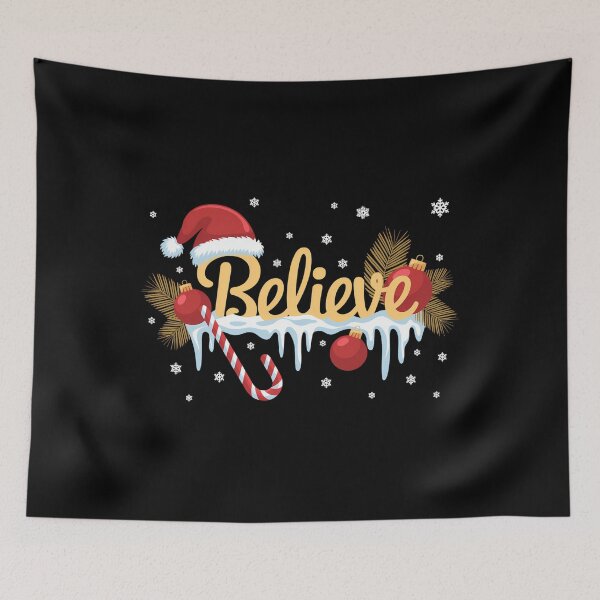 Item preview, Believe In Santa Magic Winter Holiday Believe Christmas designed and sold by ticlitule.