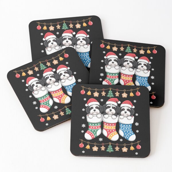 Item preview, Bernedoodle Dog in Christmas Kids Xmas designed and sold by ticlitule.
