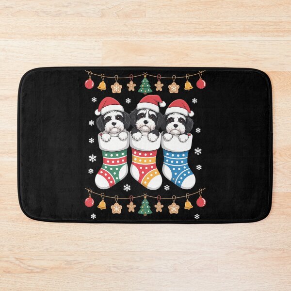 Item preview, Bernedoodle Dog in Christmas Kids Xmas designed and sold by ticlitule.